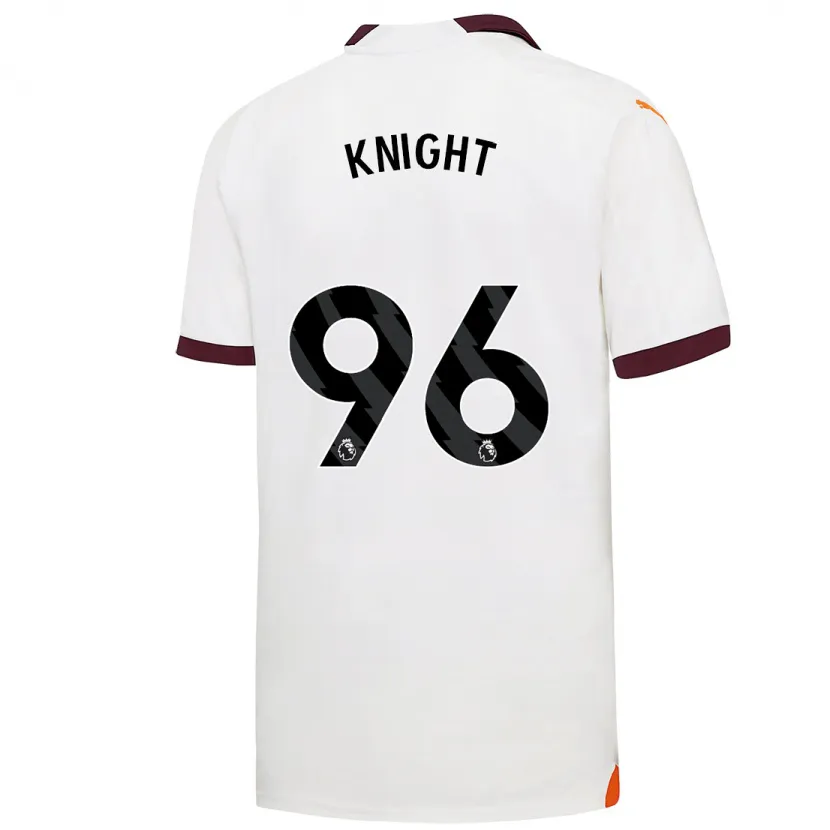 Danxen Niño Camiseta Ben Knight #96 Blanco 2ª Equipación 2023/24 La Camisa