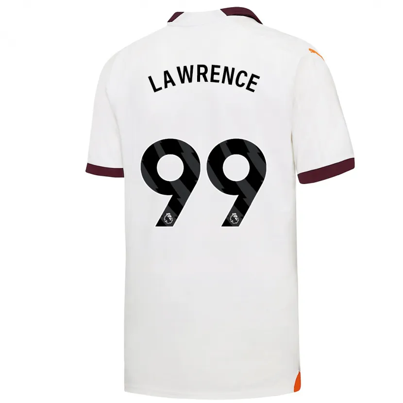 Danxen Niño Camiseta Emilio Lawrence #99 Blanco 2ª Equipación 2023/24 La Camisa