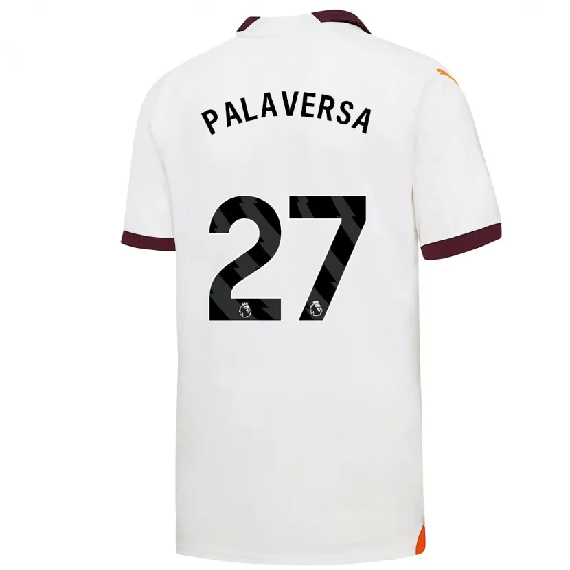 Danxen Niño Camiseta Ante Palaversa #27 Blanco 2ª Equipación 2023/24 La Camisa