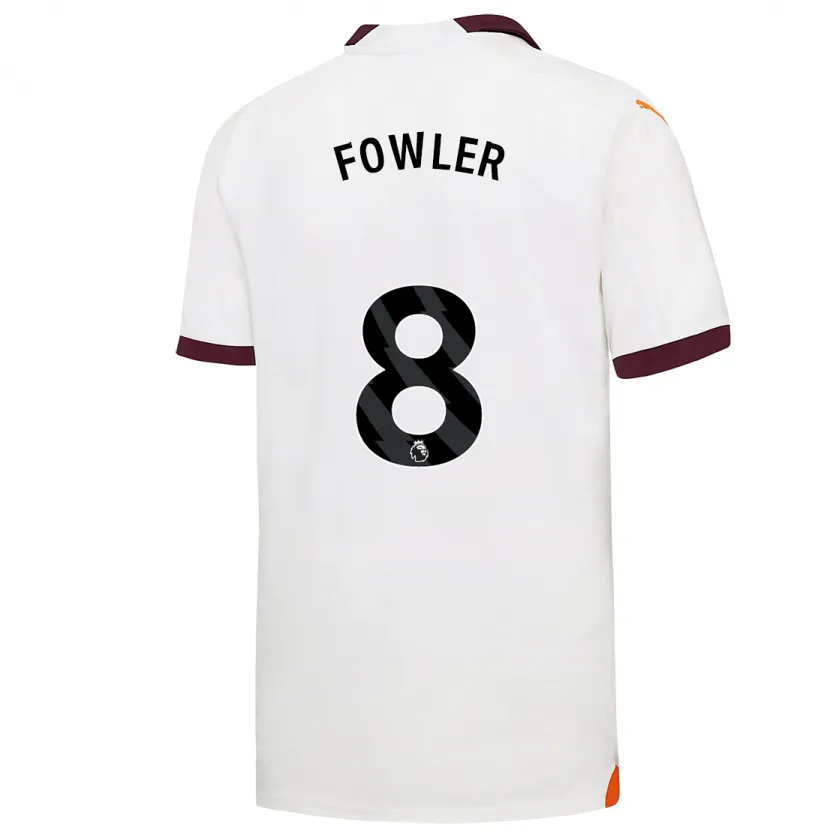 Danxen Niño Camiseta Mary Fowler #8 Blanco 2ª Equipación 2023/24 La Camisa