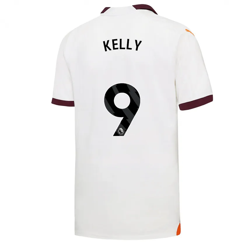 Danxen Niño Camiseta Chloe Kelly #9 Blanco 2ª Equipación 2023/24 La Camisa