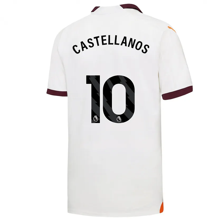 Danxen Niño Camiseta Deyna Castellanos #10 Blanco 2ª Equipación 2023/24 La Camisa