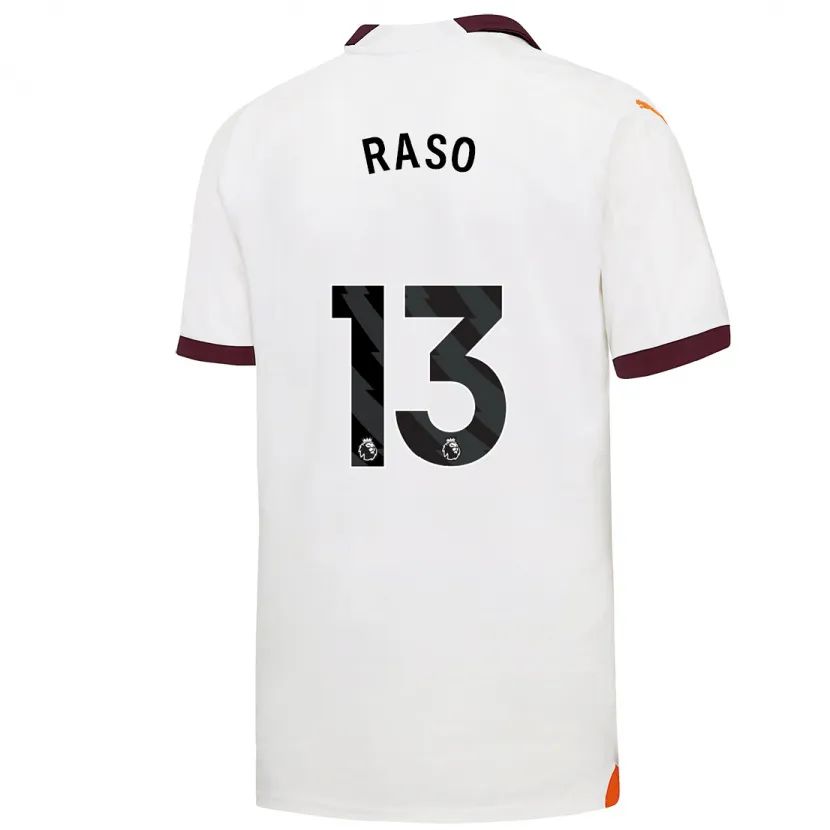 Danxen Niño Camiseta Hayley Raso #13 Blanco 2ª Equipación 2023/24 La Camisa