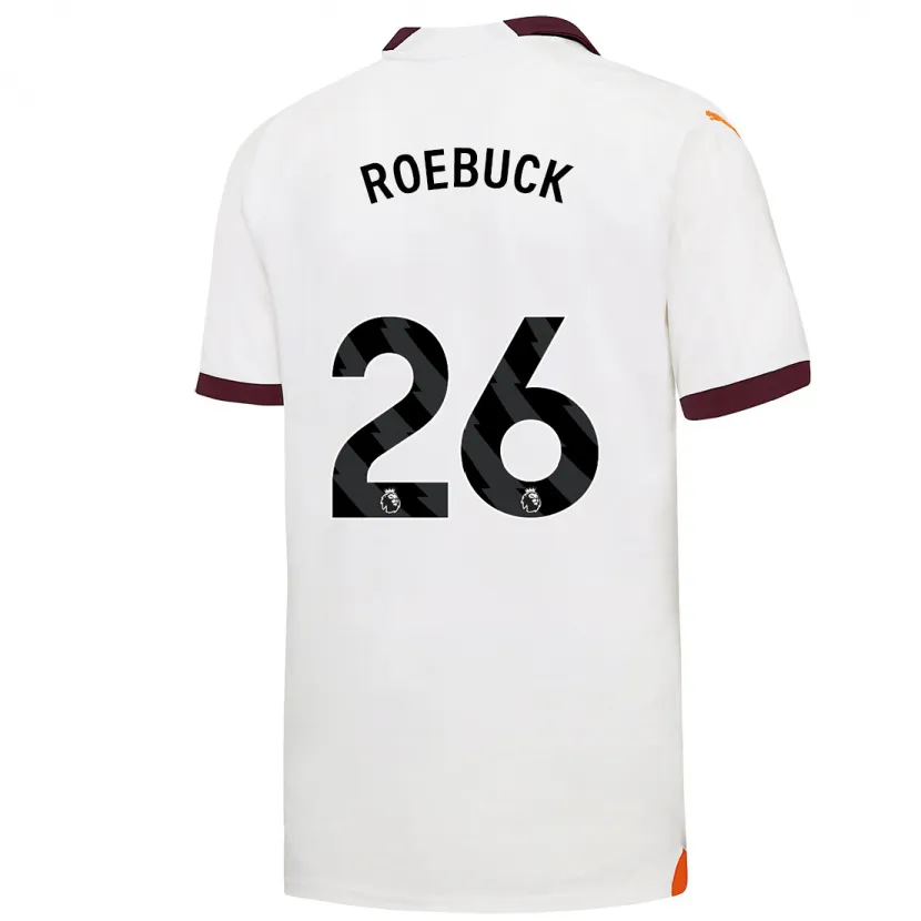 Danxen Niño Camiseta Ellie Roebuck #26 Blanco 2ª Equipación 2023/24 La Camisa