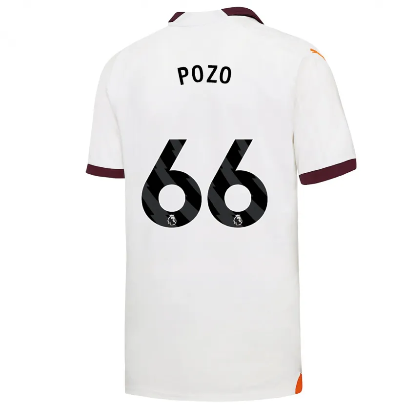 Danxen Niño Camiseta Iker Pozo #66 Blanco 2ª Equipación 2023/24 La Camisa