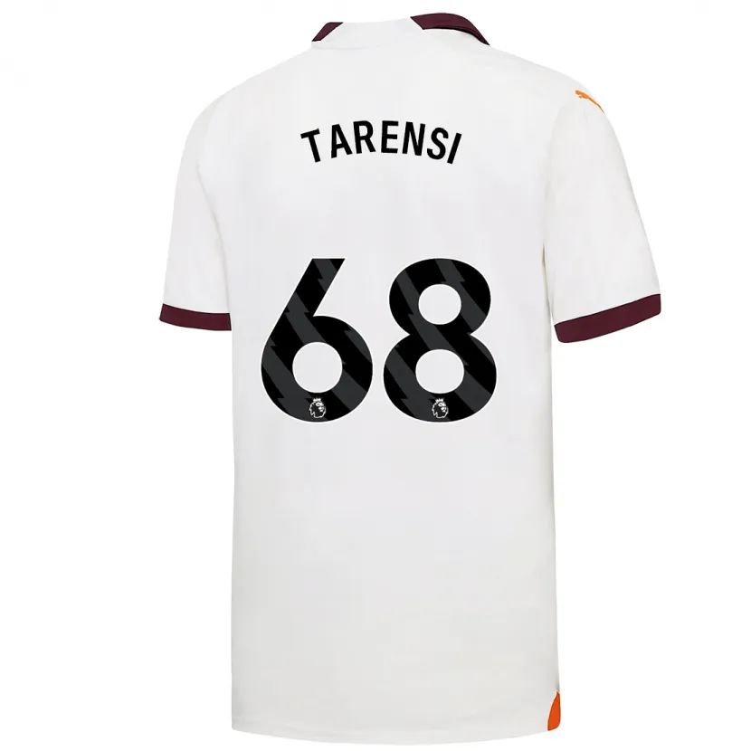 Danxen Niño Camiseta Oscar Tarensi #68 Blanco 2ª Equipación 2023/24 La Camisa