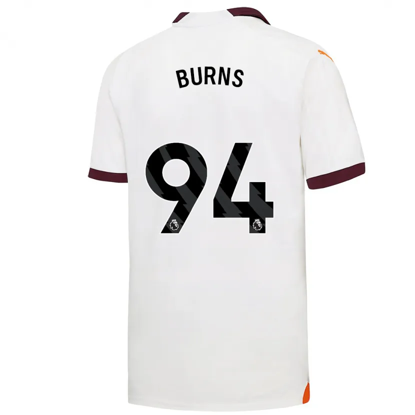 Danxen Niño Camiseta Finley Burns #94 Blanco 2ª Equipación 2023/24 La Camisa