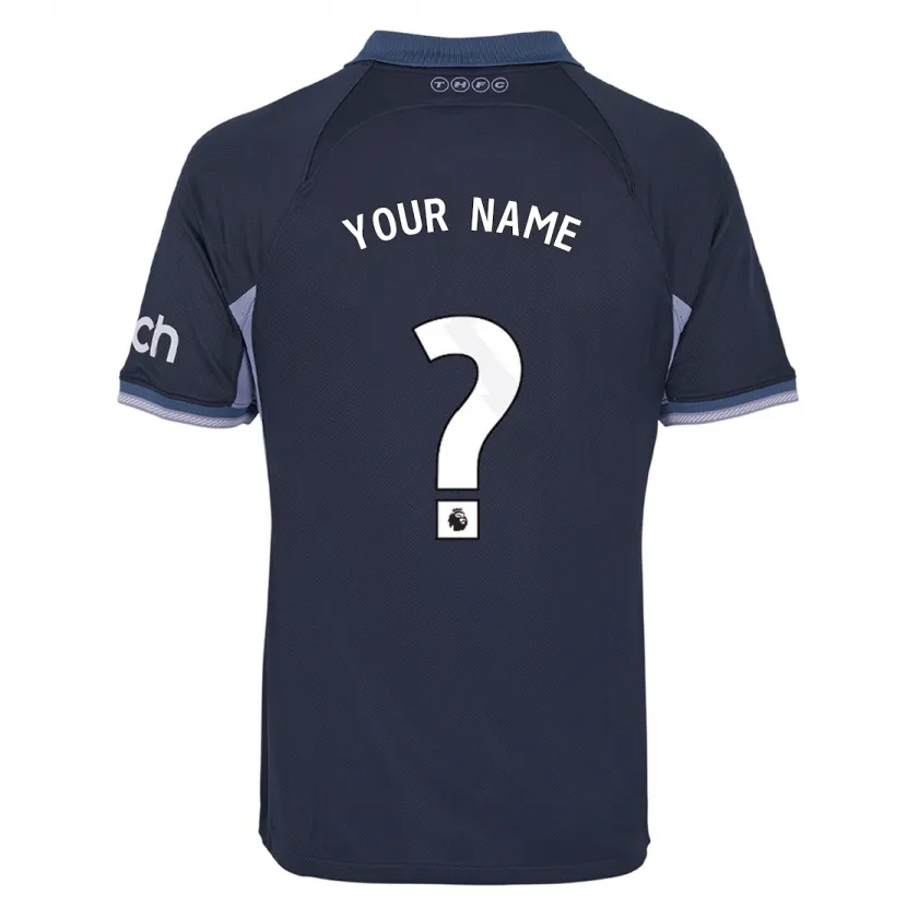 Danxen Niño Camiseta Su Nombre #0 Azul Oscuro 2ª Equipación 2023/24 La Camisa