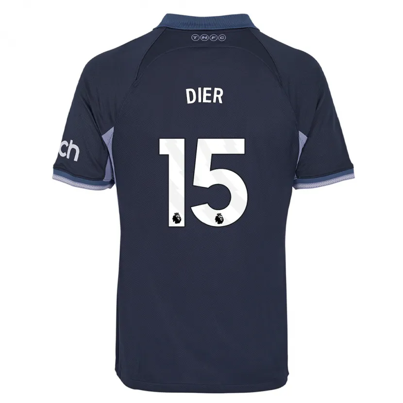 Danxen Niño Camiseta Eric Dier #15 Azul Oscuro 2ª Equipación 2023/24 La Camisa