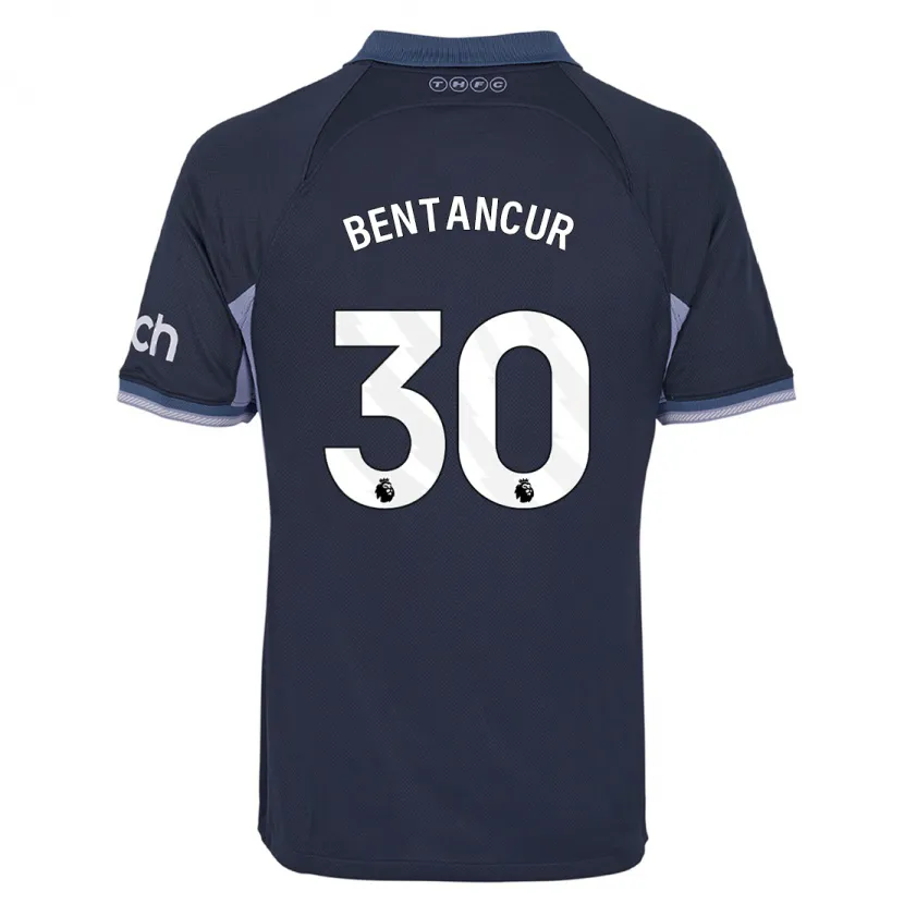 Danxen Niño Camiseta Rodrigo Bentancur #30 Azul Oscuro 2ª Equipación 2023/24 La Camisa