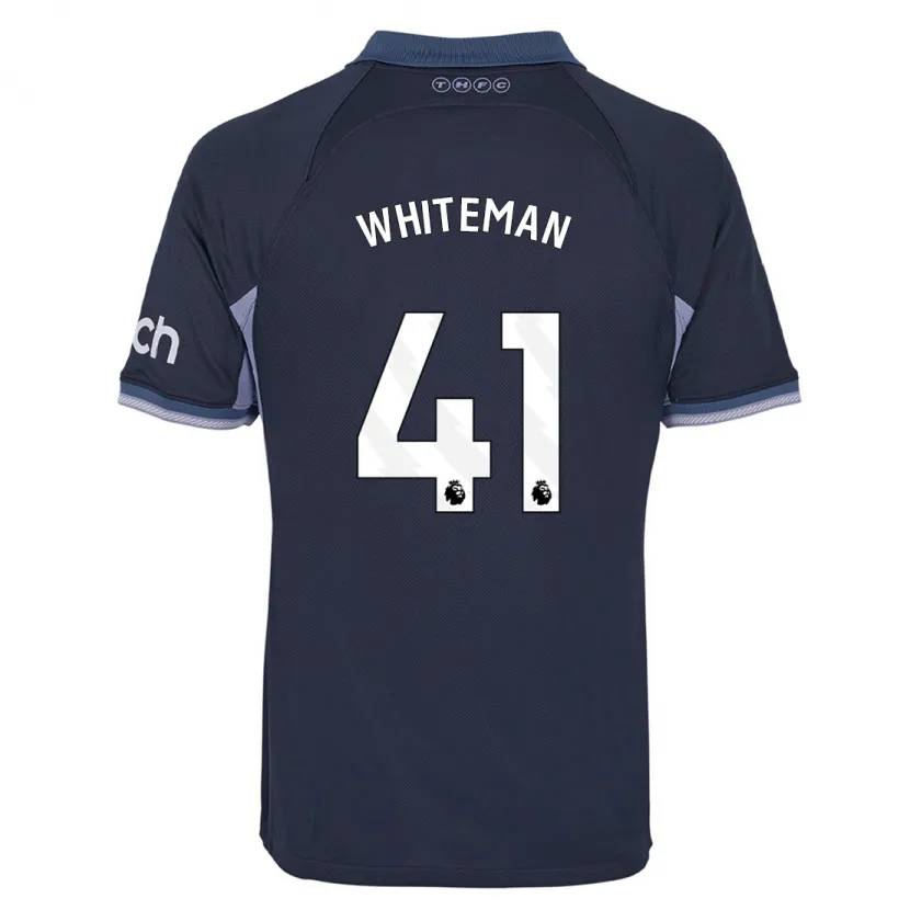 Danxen Niño Camiseta Alfie Whiteman #41 Azul Oscuro 2ª Equipación 2023/24 La Camisa