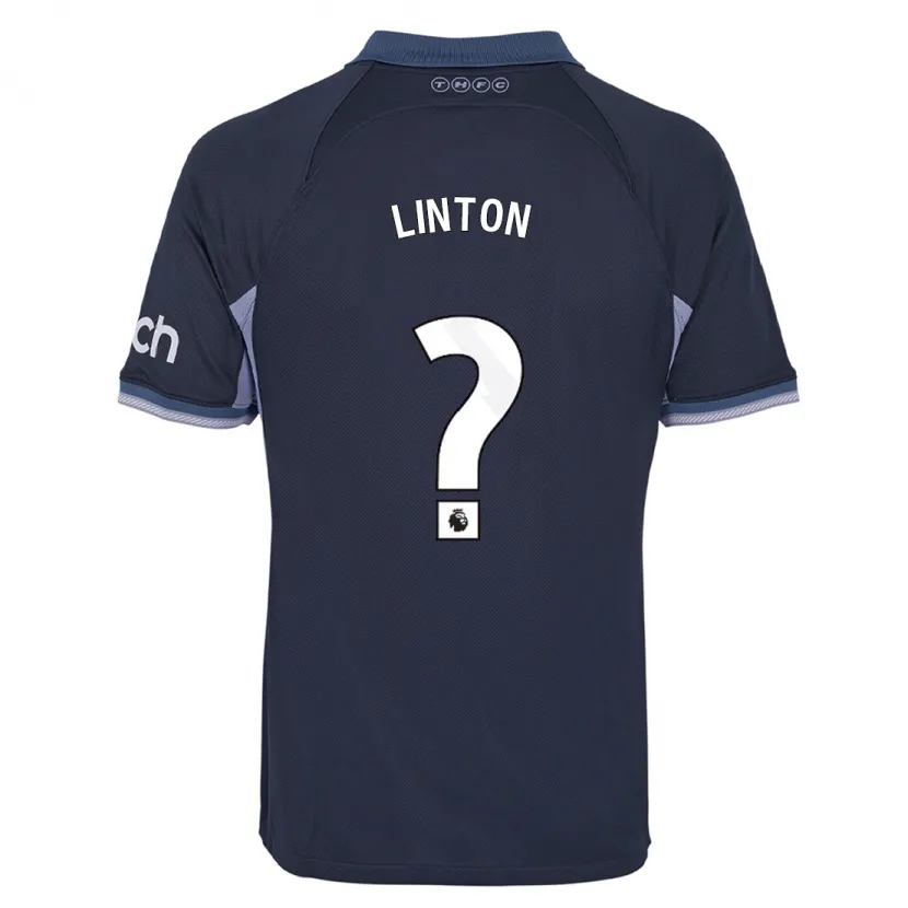 Danxen Niño Camiseta Jahziah Linton #0 Azul Oscuro 2ª Equipación 2023/24 La Camisa