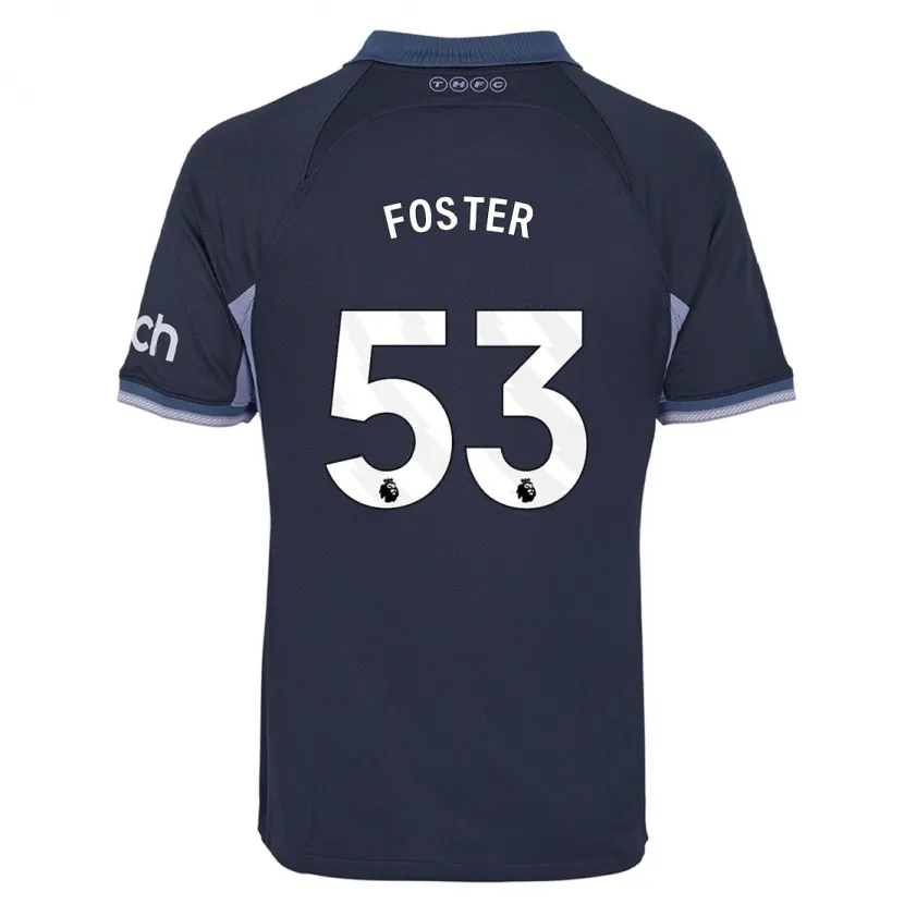 Danxen Niño Camiseta Brooklyn Lyons-Foster #53 Azul Oscuro 2ª Equipación 2023/24 La Camisa