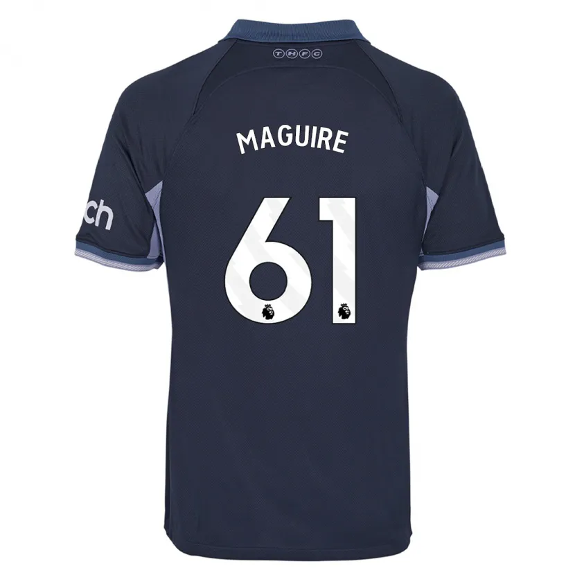 Danxen Niño Camiseta Aaron Maguire #61 Azul Oscuro 2ª Equipación 2023/24 La Camisa