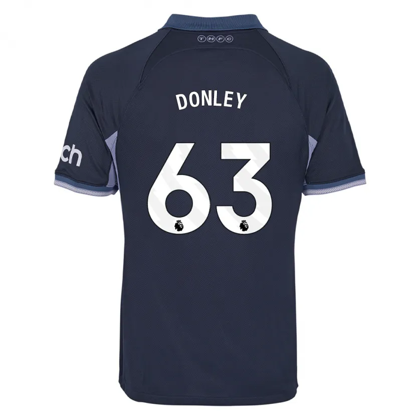 Danxen Niño Camiseta Jamie Donley #63 Azul Oscuro 2ª Equipación 2023/24 La Camisa