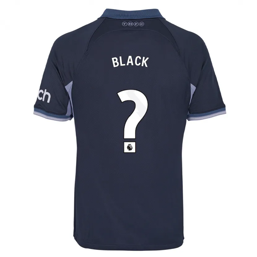 Danxen Niño Camiseta Leo Black #0 Azul Oscuro 2ª Equipación 2023/24 La Camisa