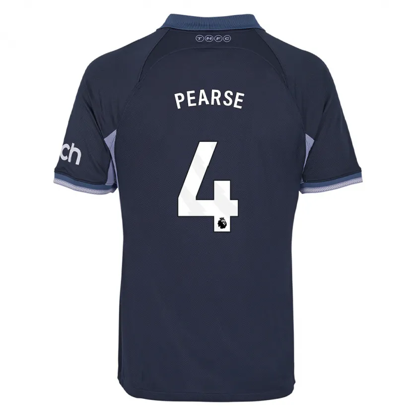 Danxen Niño Camiseta Gracie Pearse #4 Azul Oscuro 2ª Equipación 2023/24 La Camisa