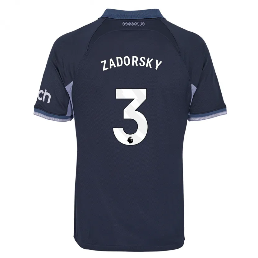 Danxen Niño Camiseta Shelina Zadorsky #3 Azul Oscuro 2ª Equipación 2023/24 La Camisa