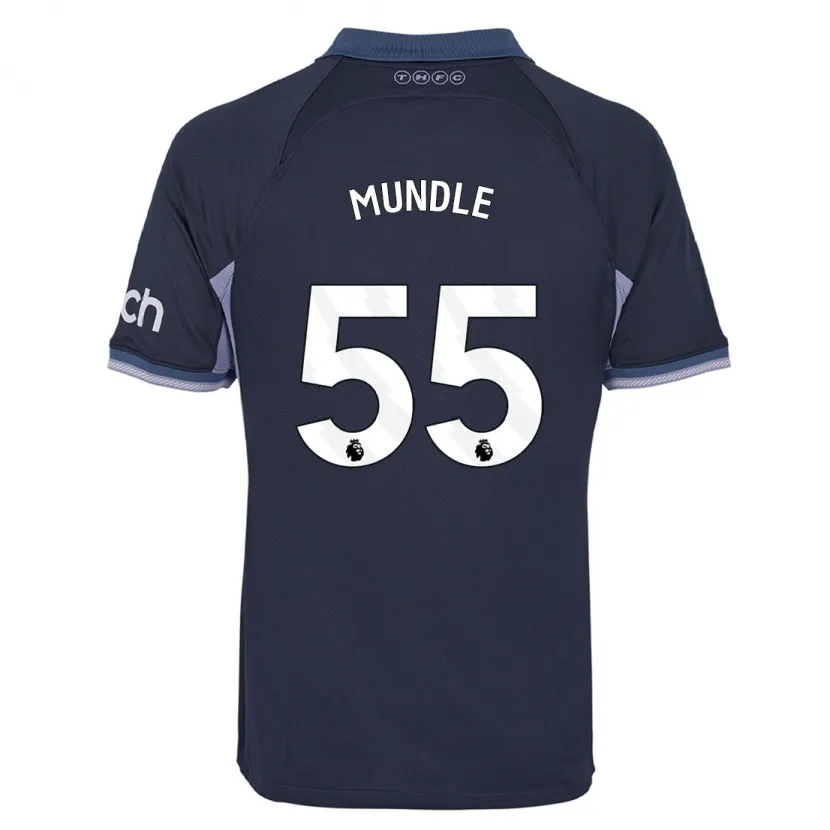 Danxen Niño Camiseta Romaine Mundle #55 Azul Oscuro 2ª Equipación 2023/24 La Camisa