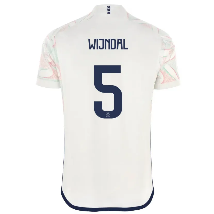 Danxen Niño Camiseta Owen Wijndal #5 Blanco 2ª Equipación 2023/24 La Camisa