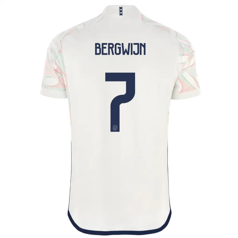 Danxen Niño Camiseta Steven Bergwijn #7 Blanco 2ª Equipación 2023/24 La Camisa