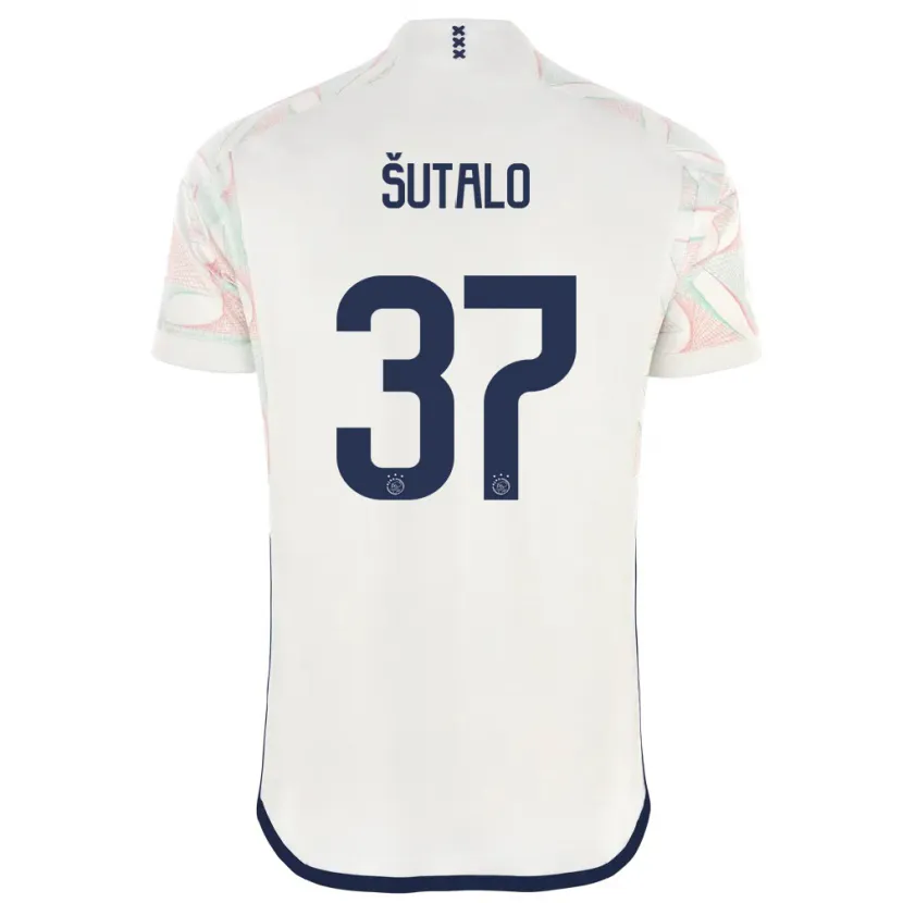 Danxen Niño Camiseta Josip Sutalo #37 Blanco 2ª Equipación 2023/24 La Camisa