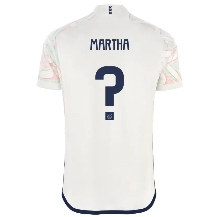 Danxen Niño Camiseta Ar'jany Martha #0 Blanco 2ª Equipación 2023/24 La Camisa