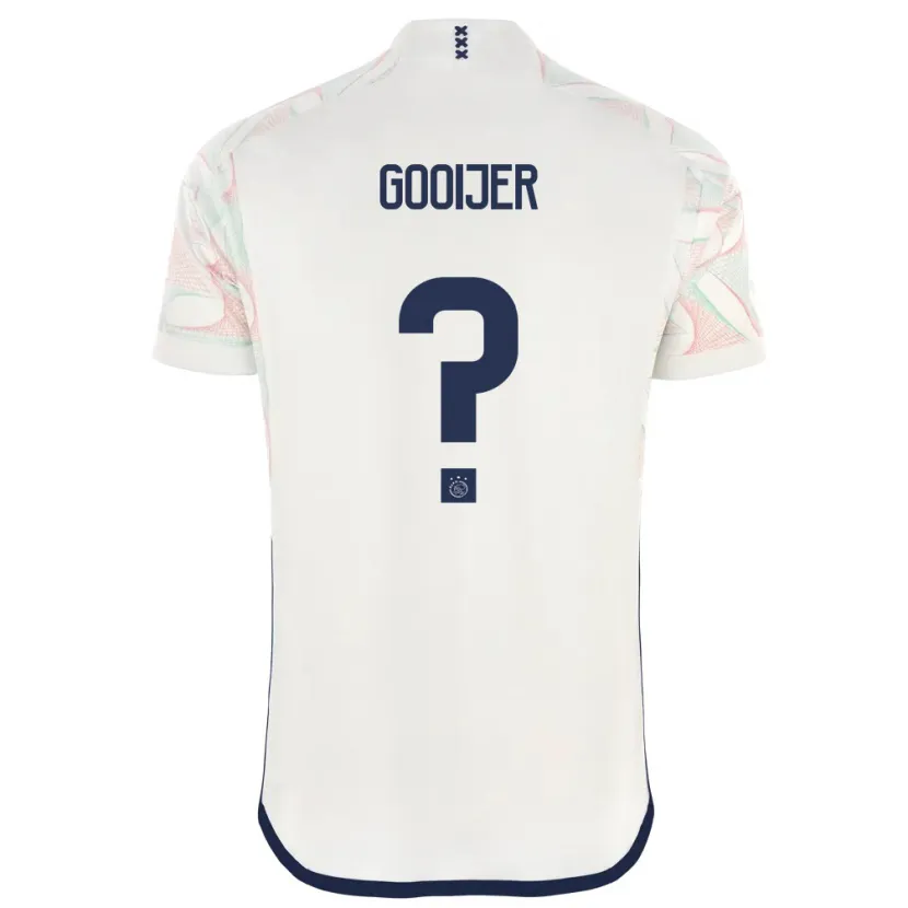 Danxen Niño Camiseta Tristan Gooijer #0 Blanco 2ª Equipación 2023/24 La Camisa