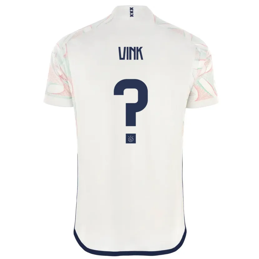 Danxen Niño Camiseta Skye Vink #0 Blanco 2ª Equipación 2023/24 La Camisa