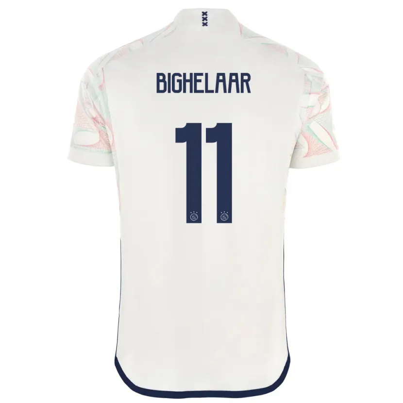 Danxen Niño Camiseta Marjolijn Van Den Bighelaar #11 Blanco 2ª Equipación 2023/24 La Camisa