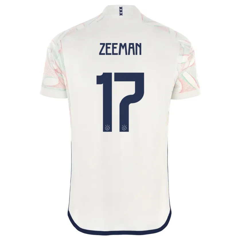 Danxen Niño Camiseta Kelly Zeeman #17 Blanco 2ª Equipación 2023/24 La Camisa