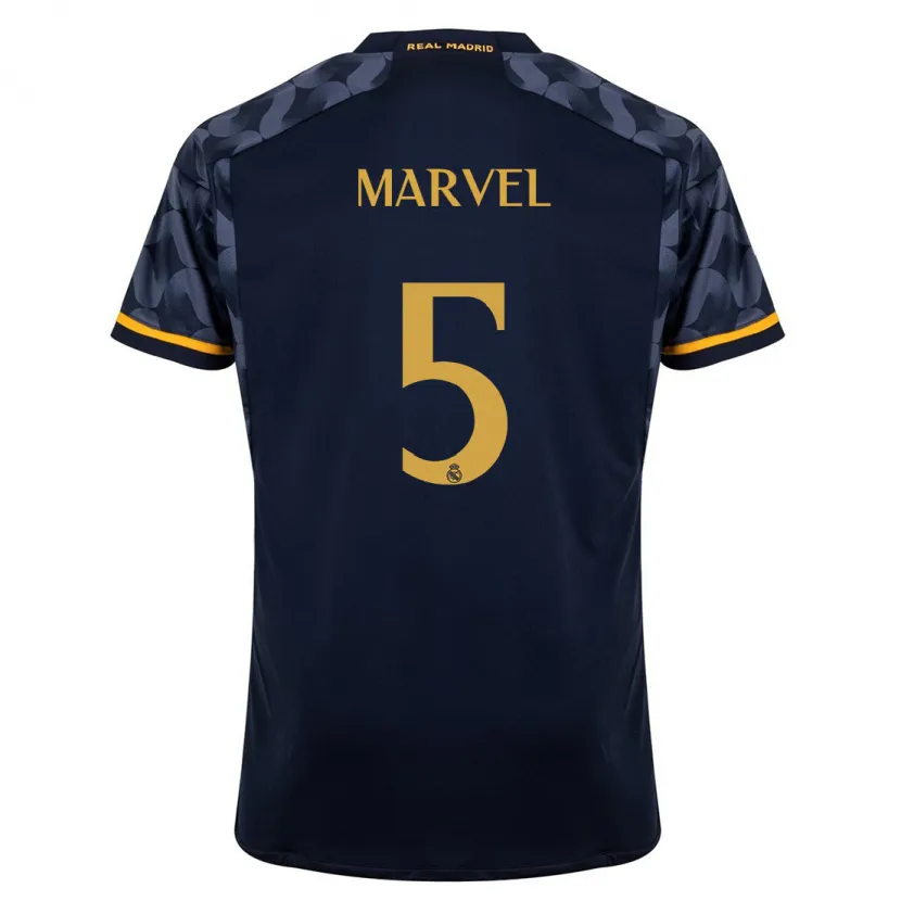 Danxen Niño Camiseta Marvel #5 Azul Oscuro 2ª Equipación 2023/24 La Camisa