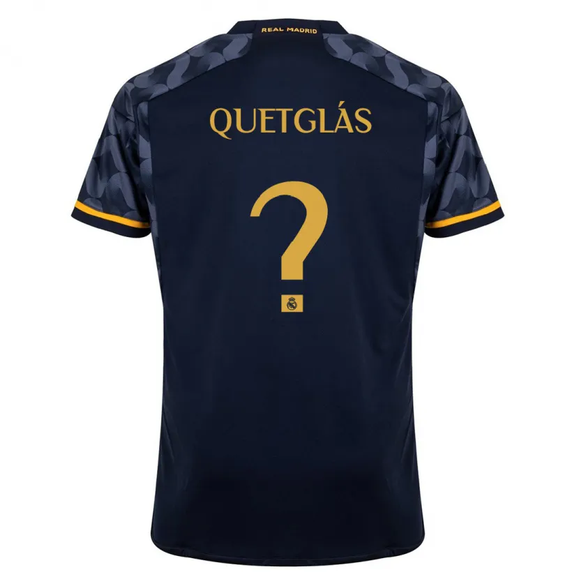 Danxen Niño Camiseta Ferran Quetglás #0 Azul Oscuro 2ª Equipación 2023/24 La Camisa