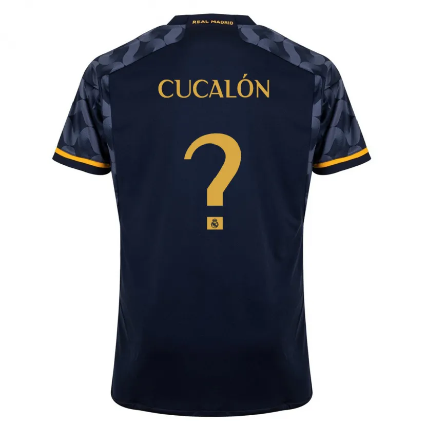 Danxen Niño Camiseta Marc Cucalón #0 Azul Oscuro 2ª Equipación 2023/24 La Camisa