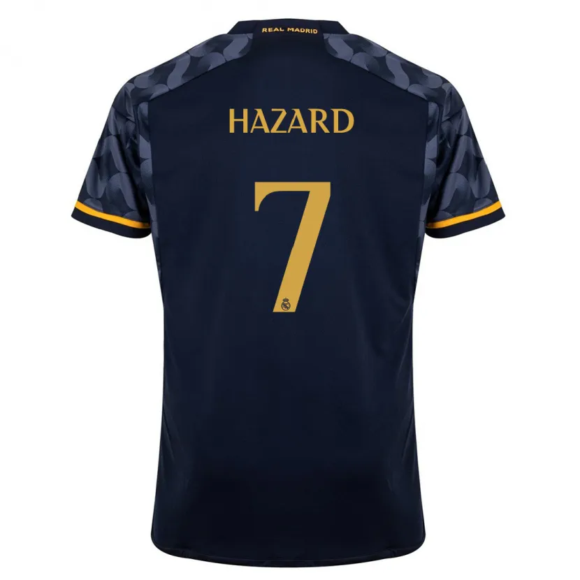 Danxen Niño Camiseta Eden Hazard #7 Azul Oscuro 2ª Equipación 2023/24 La Camisa