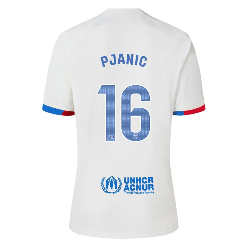 Danxen Niño Camiseta Miralem Pjanic #16 Blanco 2ª Equipación 2023/24 La Camisa