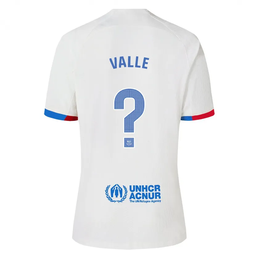 Danxen Niño Camiseta Alex Valle #0 Blanco 2ª Equipación 2023/24 La Camisa