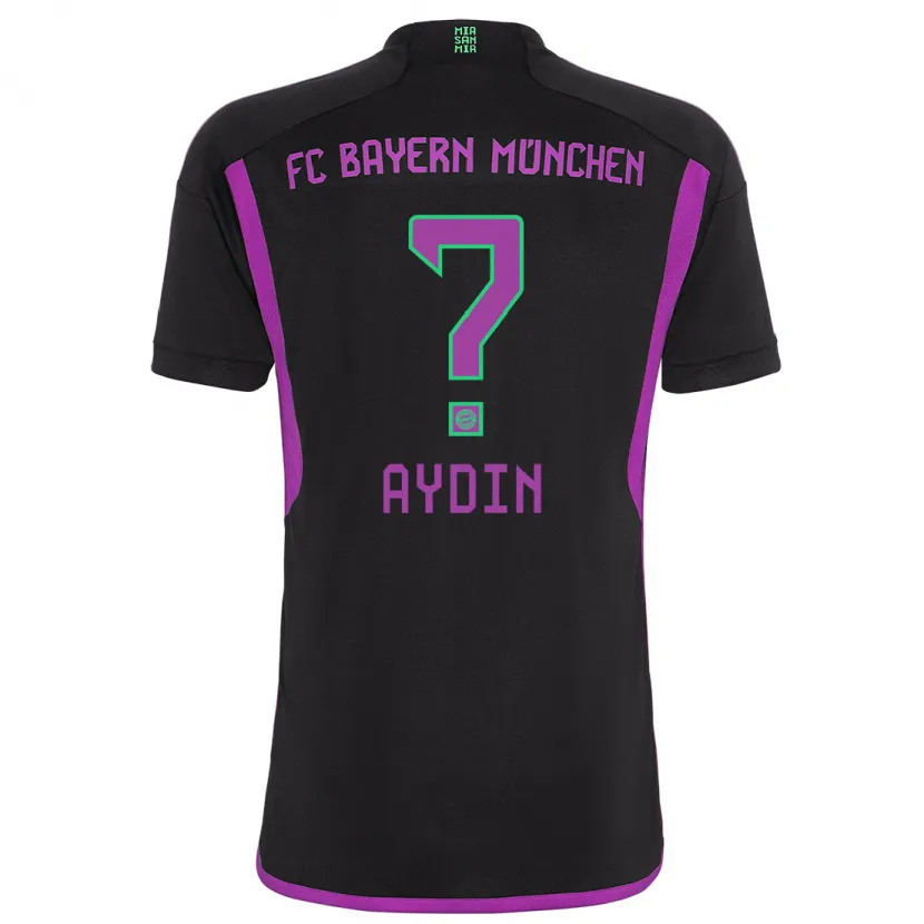 Danxen Niño Camiseta Eyüp Aydin #0 Negro 2ª Equipación 2023/24 La Camisa