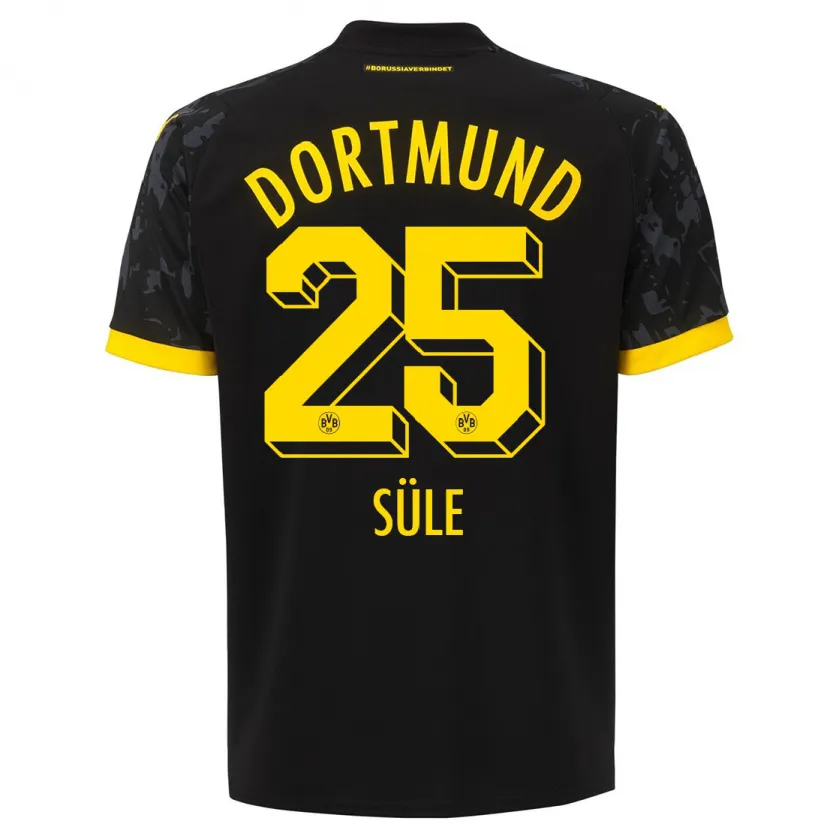 Danxen Niño Camiseta Niklas Süle #25 Negro 2ª Equipación 2023/24 La Camisa