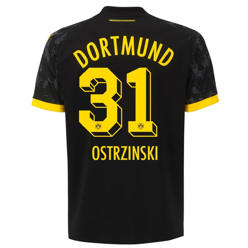 Danxen Niño Camiseta Silas Ostrzinski #31 Negro 2ª Equipación 2023/24 La Camisa