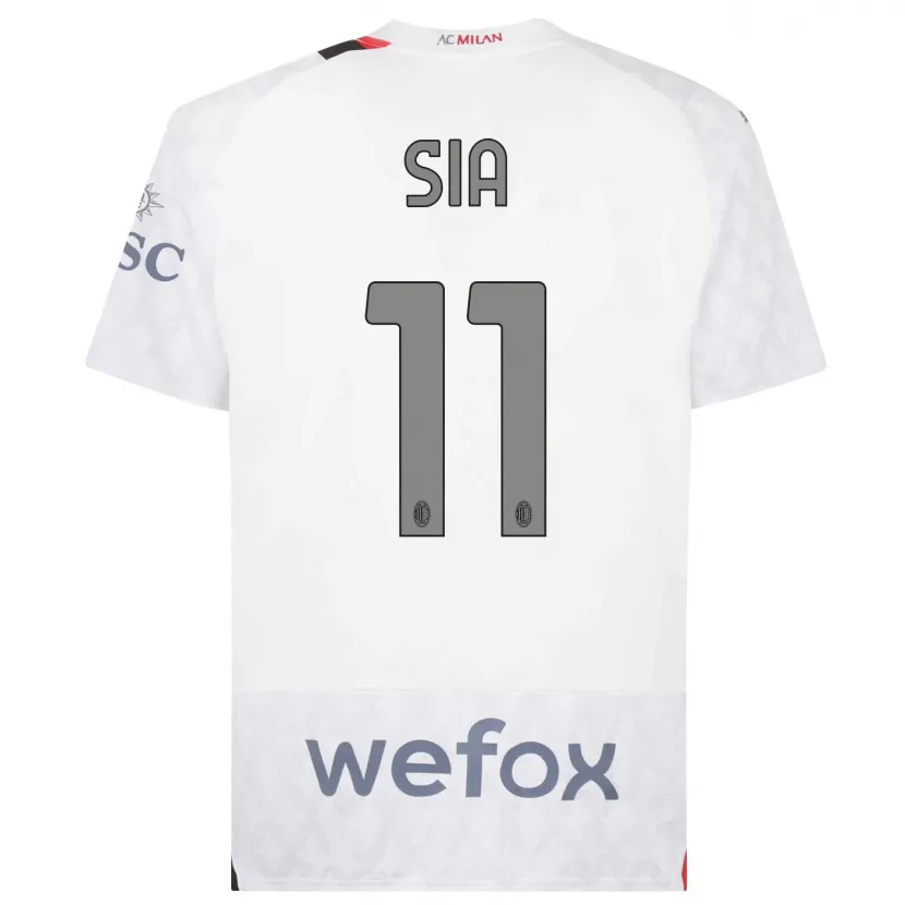 Danxen Niño Camiseta Diego Sia #11 Blanco 2ª Equipación 2023/24 La Camisa