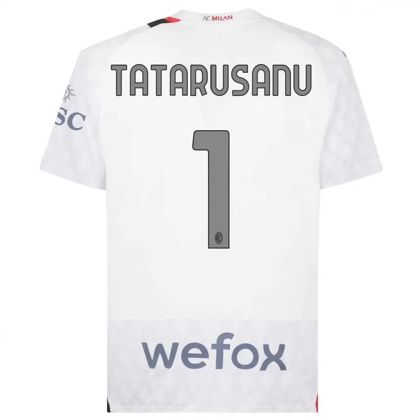 Danxen Niño Camiseta Ciprian Tatarusanu #1 Blanco 2ª Equipación 2023/24 La Camisa