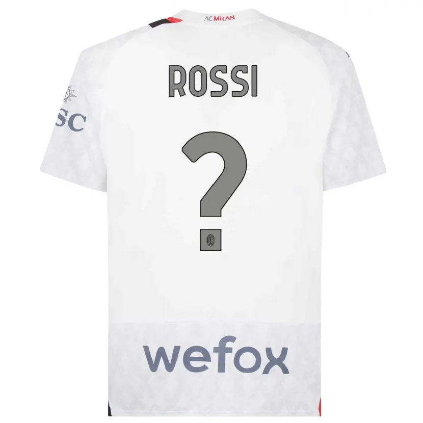 Danxen Niño Camiseta Gianluca Rossi #0 Blanco 2ª Equipación 2023/24 La Camisa