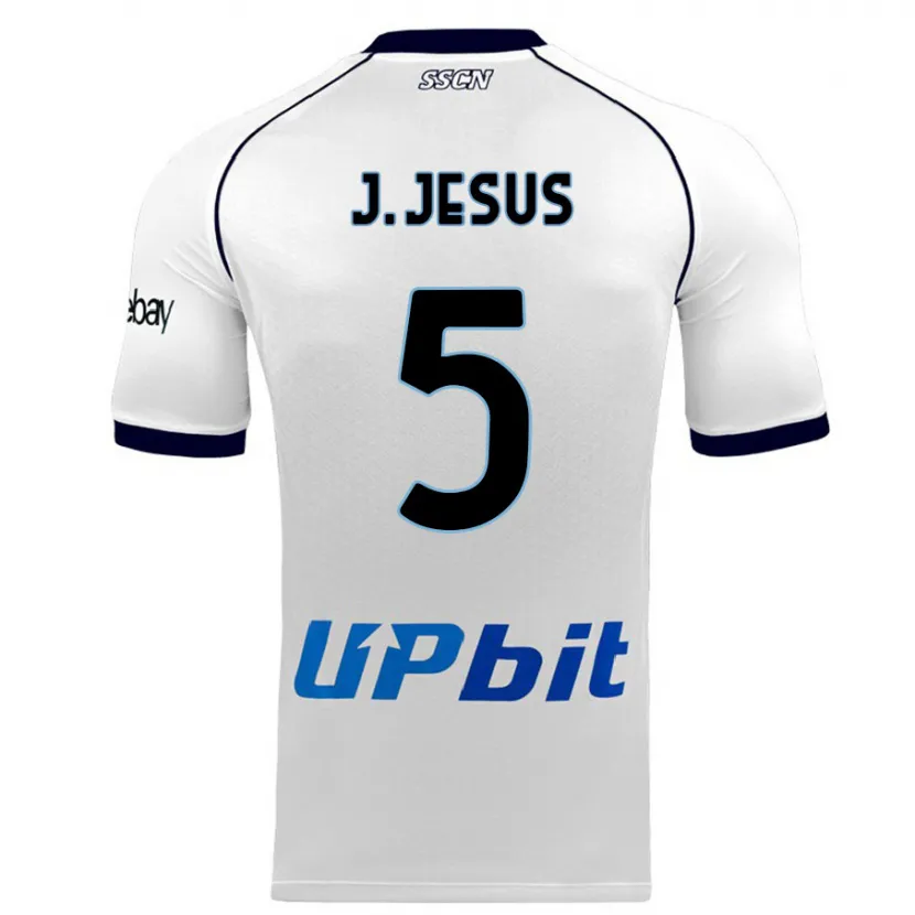 Danxen Niño Camiseta Juan Jesus #5 Blanco 2ª Equipación 2023/24 La Camisa