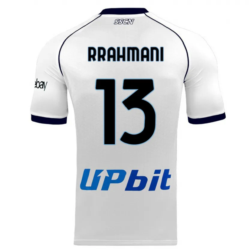 Danxen Niño Camiseta Amir Rrahmani #13 Blanco 2ª Equipación 2023/24 La Camisa