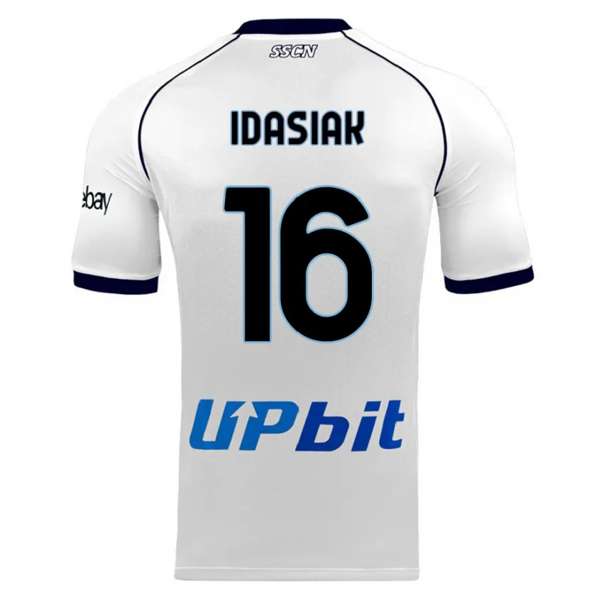 Danxen Niño Camiseta Hubert Idasiak #16 Blanco 2ª Equipación 2023/24 La Camisa