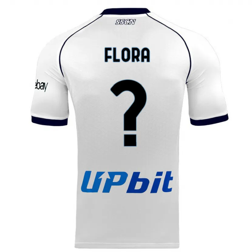 Danxen Niño Camiseta Massimiliano Flora #0 Blanco 2ª Equipación 2023/24 La Camisa