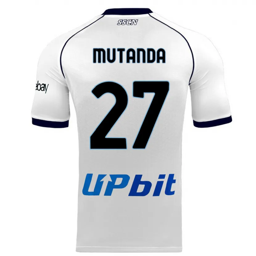 Danxen Niño Camiseta Noah Mutanda #27 Blanco 2ª Equipación 2023/24 La Camisa