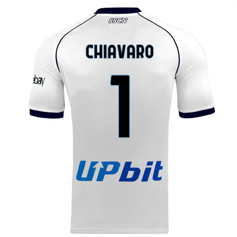 Danxen Niño Camiseta Kelly Chiavaro #1 Blanco 2ª Equipación 2023/24 La Camisa