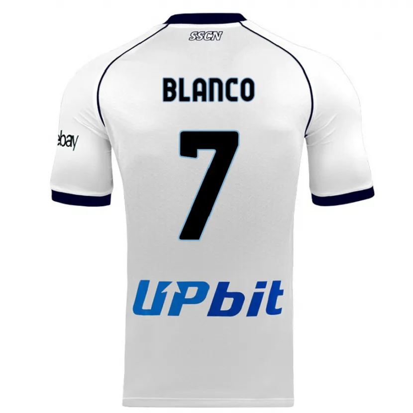 Danxen Niño Camiseta Gimena Blanco #7 Blanco 2ª Equipación 2023/24 La Camisa